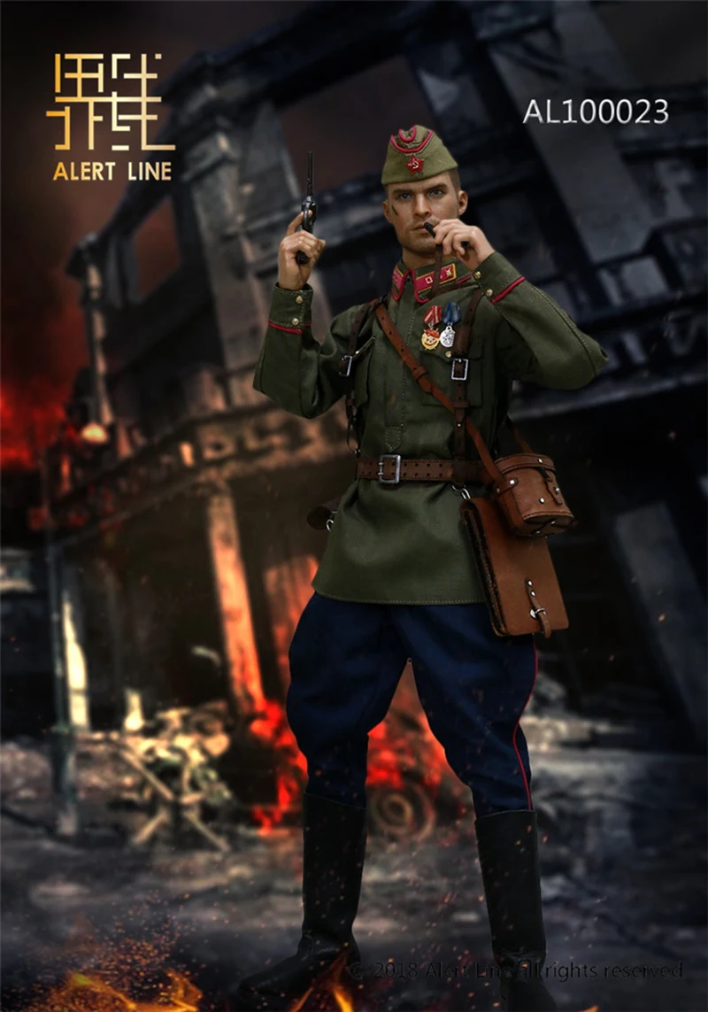 1/6 WW2 1942 Red Army Infantry Lieutenant Officer Set AL100023 Alert Line for 12"Male Figure Body