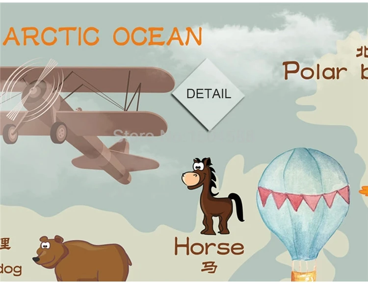 Papel de parede com mural personalizado em