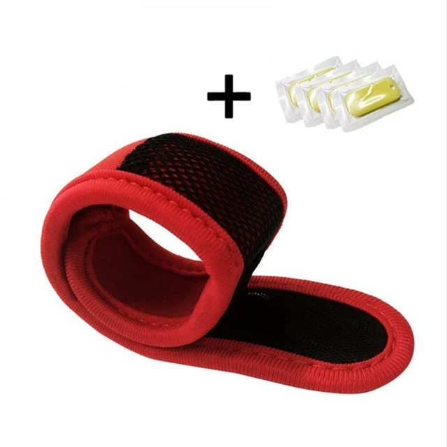 1Pc Szúnyogtaszító Karkötő Sáv 4Db Cserélhető Riasztó Újratöltések Kültéri Kártevő Visszataszító Kézi Szíj Rovar - Image 3