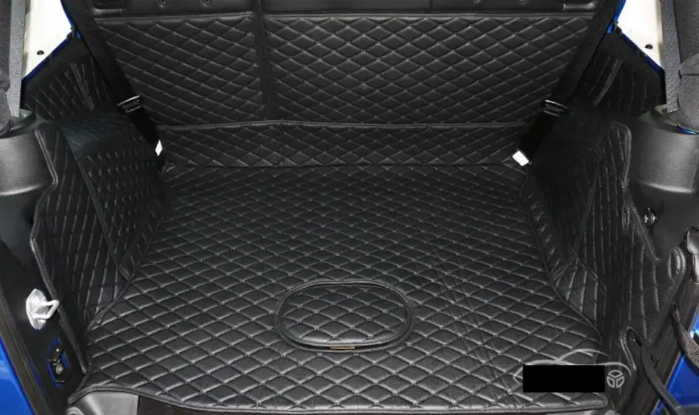 Волокна кожи багажник автомобиля коврик для jeep wrangler 2011 2012 2013 jk автомобильные аксессуары