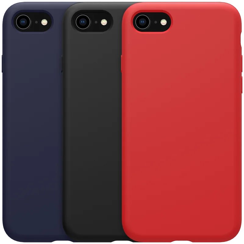 For Iphone Se Case 7 8 Nillkin Flex Pure Liquid Silicone Shockproof Protective Back Cover For Iphone 8 Se Case Phone Case Covers Aliexpress