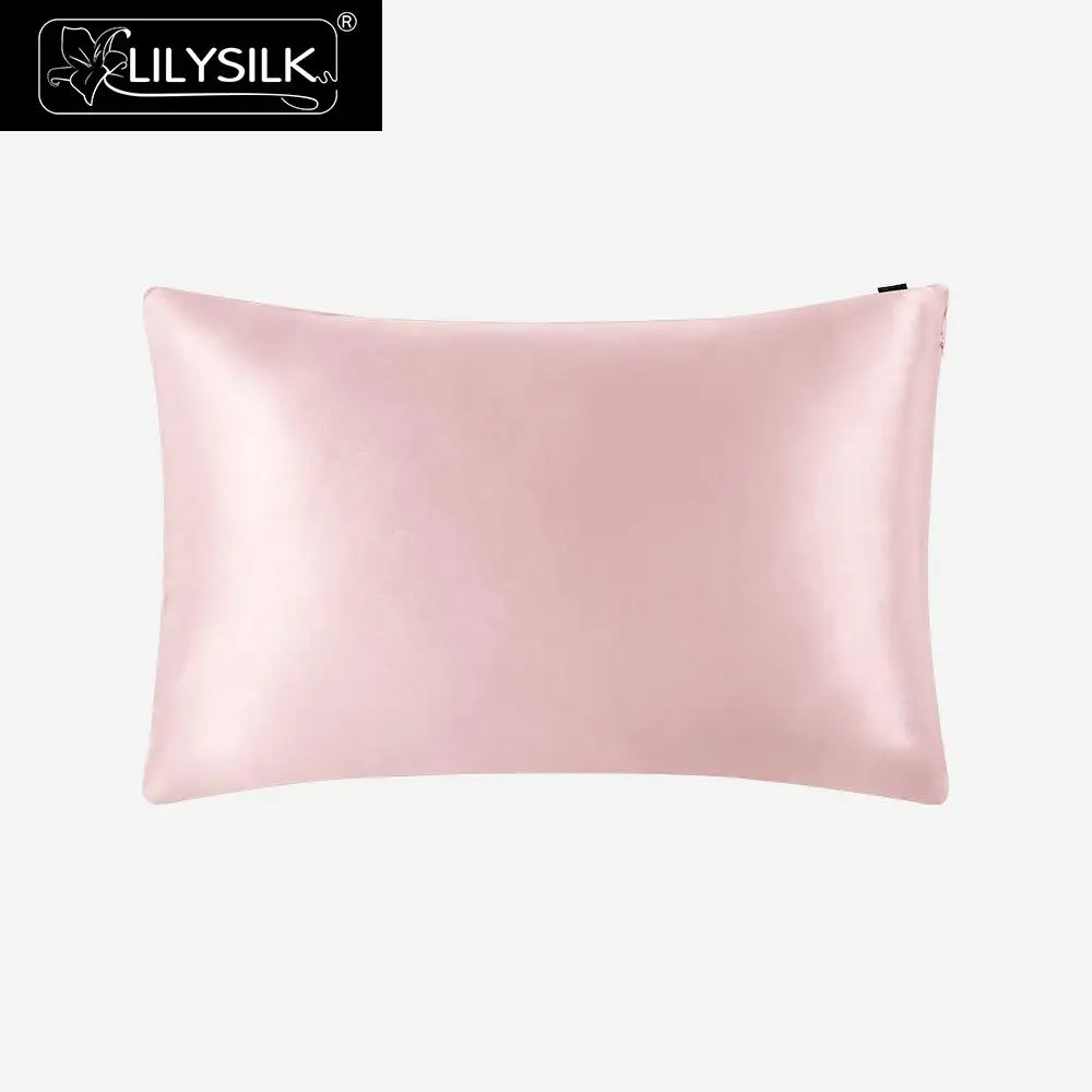Silk Pillowcase Hair 19-Momme Girls Hidden Terse-Color Kids Luxury with Zipper for Women