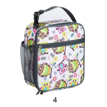 

Insulated Lunch Bag Nylon Thermal Cooler Women Kids Reusable Picnic Food Box Carry Tote