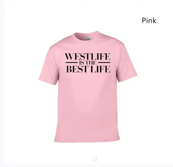 WESTLIFE IS THE BEST LIFE футболка мужская с модным принтом короткий рукав Westlife Band футболка Майки футболки Повседневная футболка