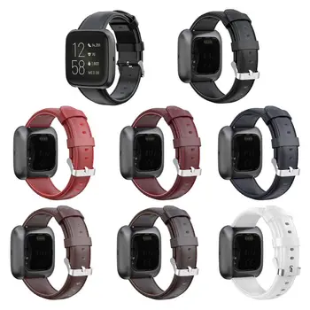 

New Leather Replacement Sport Bracelet Band Watch Strap for Fitbit Versa / Versa 2 /Versa Lite Smart Watch qyh