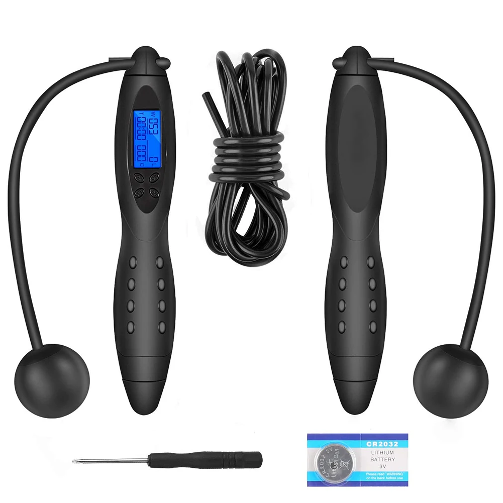 

Professional Counting Jump Rope Fat Burning Fitness Equipment Boxing Training Skipping Weight Loss Exercise for Adult Kids