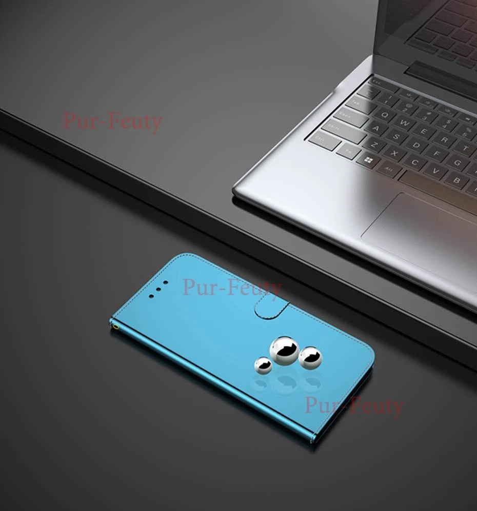 Чехол-бумажник чехол для телефона для LG Q60 K50 крышка чехол гладкая поверхность зеркало Флип кожаный чехол для LG K50 Q60