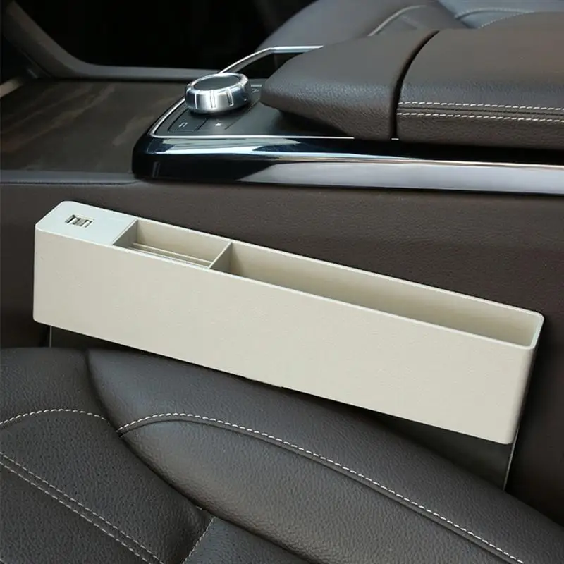 1 шт., коробка для хранения автокресла с щелочками, usb-чехол, органайзер для сиденья, коробка для хранения, контейнер, автомобильный Органайзер, установка держателя, чехол