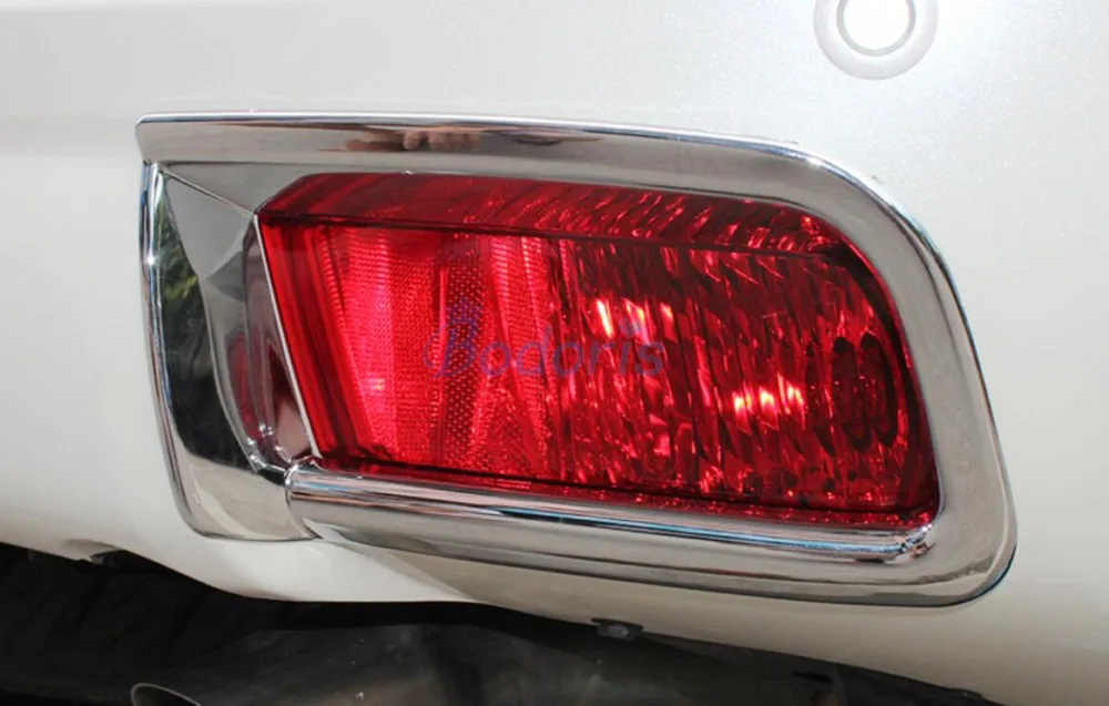 Аксессуары для Toyota Land Cruiser 150 Prado LC150 FJ150 2010- задняя противотуманная фара, светильник, рамка, хромированный автомобильный Стайлинг