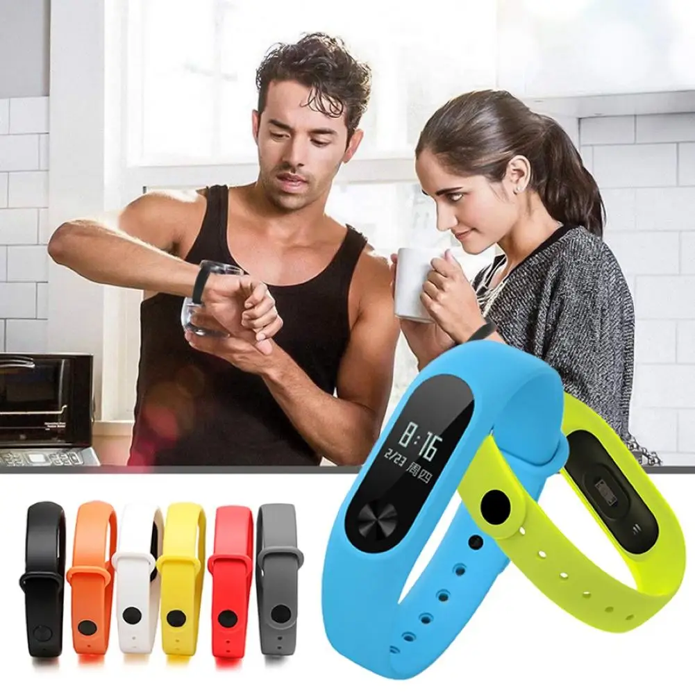 

Hot Sale Replacement Sports Adjustable Soft Wrist Strap for i Mi Band 2 Bracelet