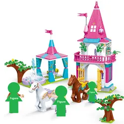 Новые gudi Friends серии принцесса Туризм строительные блоки наборы кирпичи девушка модель Дети Классические игрушки-подарки замок