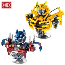 425 adet Peterbilt 389 yaratıcı Robot kafa modeli film serisi yapı taşları seti fikir tuğla çocuk çocuk oyuncakları hediyeler