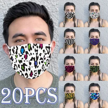 

20pcs Women Man Mask Disposable Face Mask 3ply Ear Loop Mask Mascarilla Reutilizable Mondmasker Wasbaar Mascherina