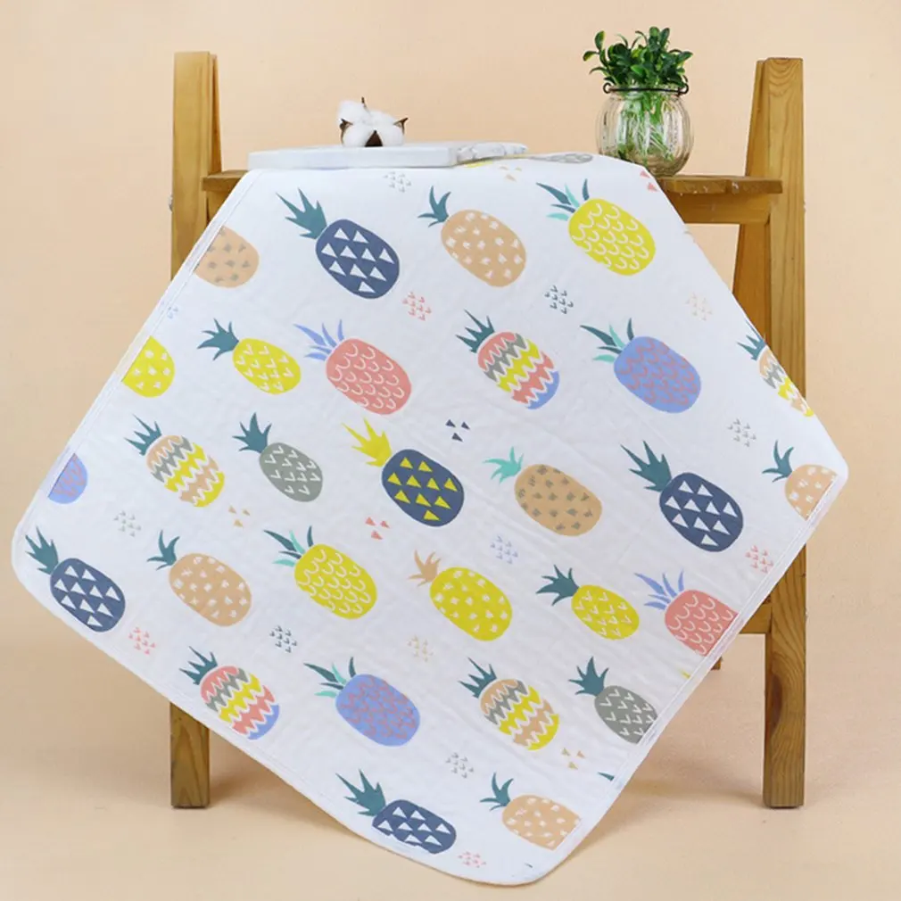 pineapple 1 шт. водонепроницаемый детский подгузник пеленальный коврик Многоразовые Детские Подгузники подгузник Матрас протектор экологический пеленальный коврик - Цвет: pineapple