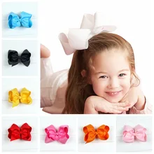 Алиэкспресс Лидер продаж 15 см Большой размер бант женские детские головные уборы и шпильки Европа и Америка Детские аксессуары для волос 16-Co