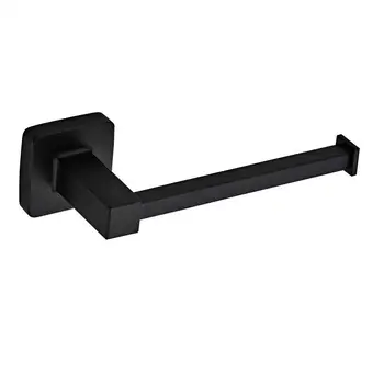 

Stainless Steel Black Toilet Paper Holder Simple Toilet Roll Stand Toilet Paper Holder Towel Holder Set Bathroom Accessories Set