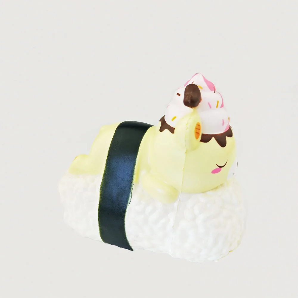 Creamiicandy Squishy doll sushi Scent Slow rebound Christmas Gift For Children Kid Simulated food Toy