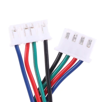 

5Pcs 3D Printer Parts Stepper Motor Cables 4pin To 6pin XH2.54 Connector Wire