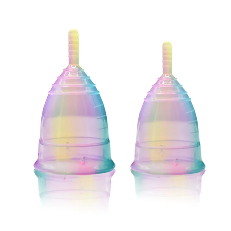 Menstrual-Cup Hygiene-Products Medical-Grade Colorful Silicone Feminine Women Lady 1PCS