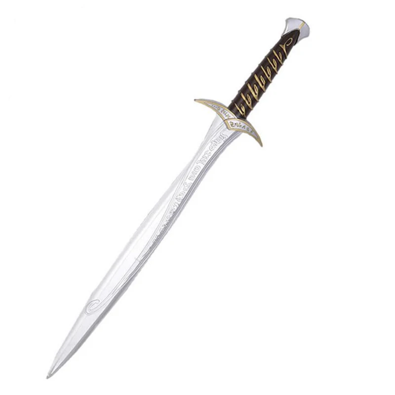 80 см 1: 1 меч для костюмированного представления оркрист меч SkySword& Clear SAO/Dark Отпугиватель пистолет меч искусство онлайн Фродо Бэггинс Жалящий меч - Цвет: gold