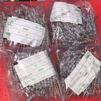 

200PCS 2W Carbon Film Resistor 5% 2M 2.2M 2.7M 3M 3.3M 3.9M 4.7M 5.1M 5.6M 6.8M ohm