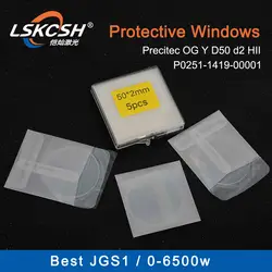 LSKCSH 0-6500 Вт высокого качества precitec лазерной сварки головы YW52 защитное стекло/защиты стекла P0251-1419-00001 OG Y D50 d2