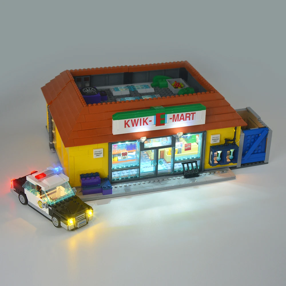16004 Creator Cartoon Kwik-E-Mart House 2232 шт. 71016 модель уличного вида строительные Конструкторы кирпичи развивающие игрушки