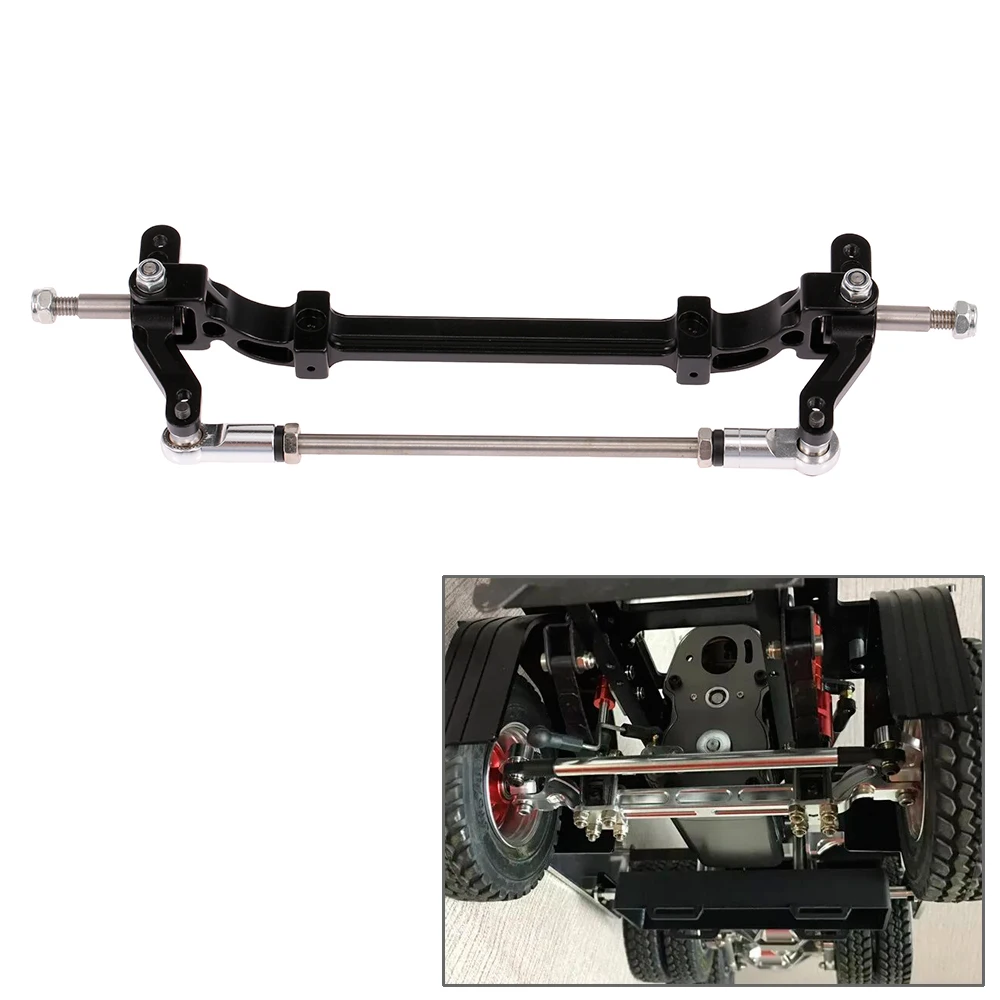 

RC Car Aluminum Alloy Front Steering Wheel Axle Front Knuckle for Tamiya 1:14 RC Tractor Truck RC Cars