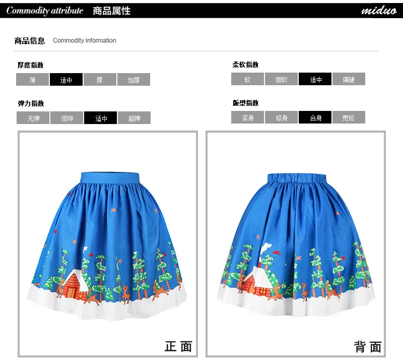 AliExpress,, рождественские женские юбки средней длины с цифровой печатью, женские юбки для вечеринок