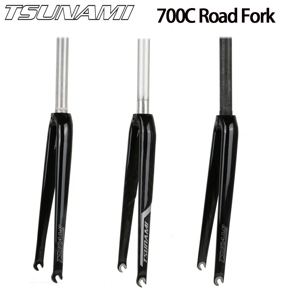 700C Tsunami Aluminum Alloy/Full Carbon/Half Carbon Fork 28.6mm