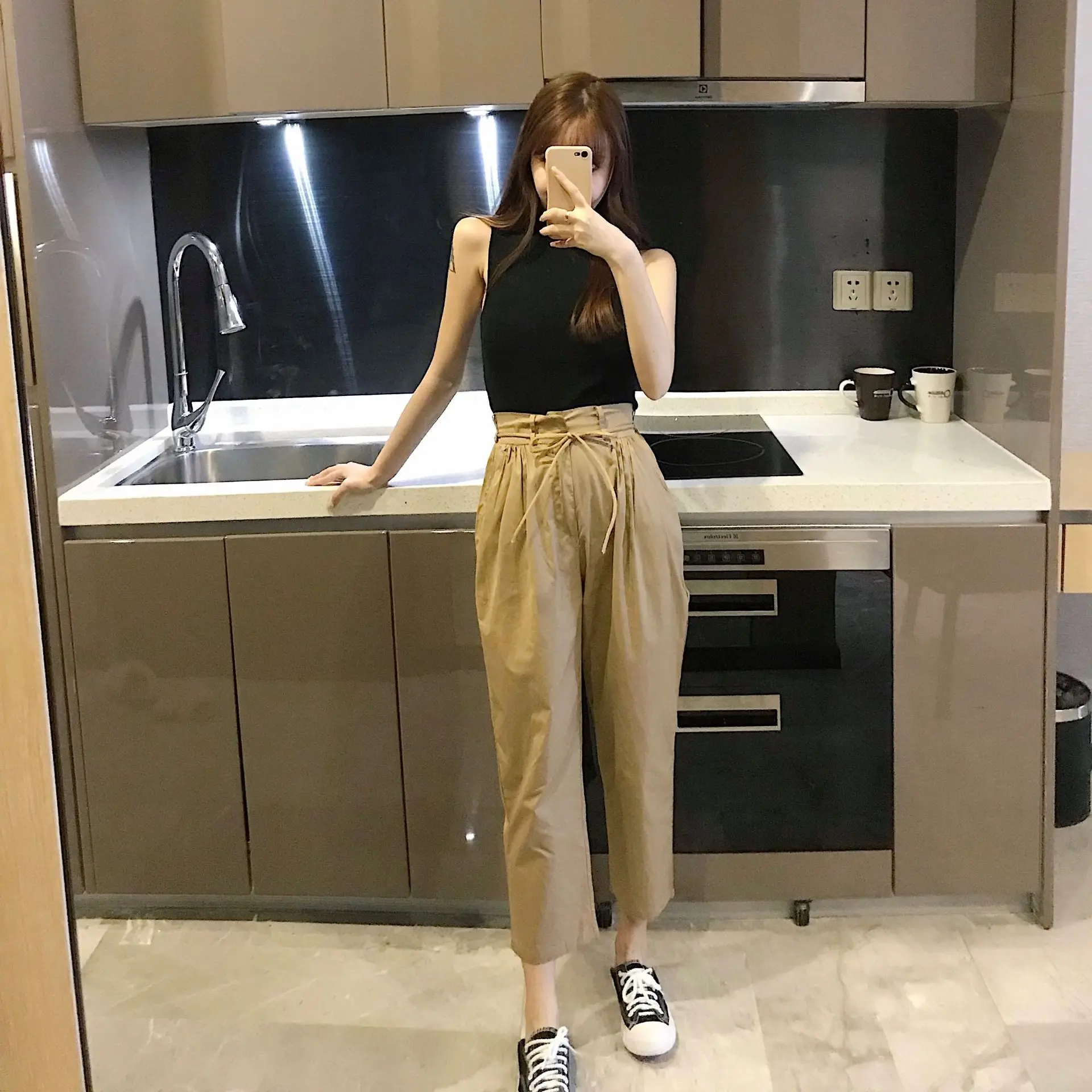 

Summer WOMEN'S Suit 2019 New Style Two-Piece Set Western Style by Age Online Celebrity Fashion Elegant Slimming Short-height Set