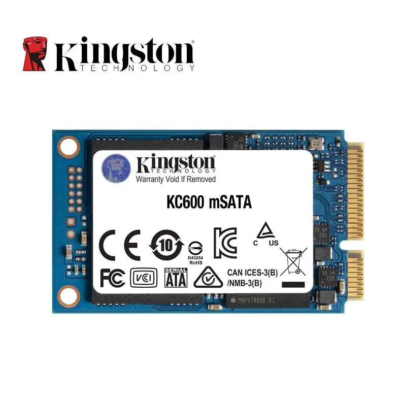 Kingston KC600 mSATA SSD 256 ГБ 512 1т Внутренний твердотельный диск для ноутбука Настольный ПК