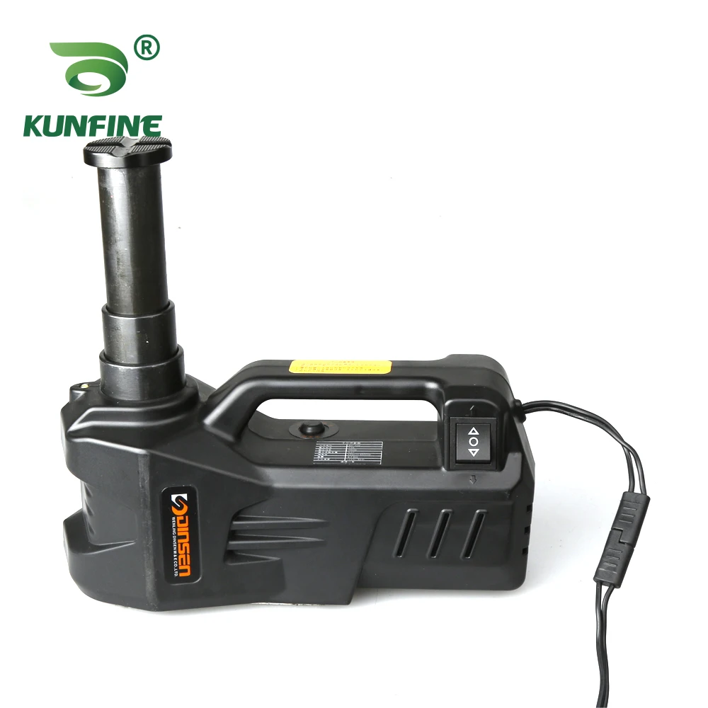 KUNFINE 12V 5Ton 3Ton Car Electric Tire Lifting Car Jacks Hydraulic Air Infatable Car Floor Jack With Tire Gauge Air Pump (8)