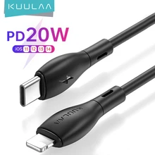 KUULAA – câble USB C pour recharge rapide et transfert de données, compatible avec iPhone 12 Mini 12 Pro Max 11 8 7 PD 20W 18W, Macbook iPad