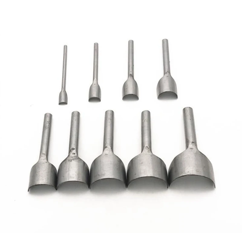 

Semisphere Leather Cowhide Cutter Punch Pins Tools for Belt Wallet Rivets Stud Install Diy Craft Handmade