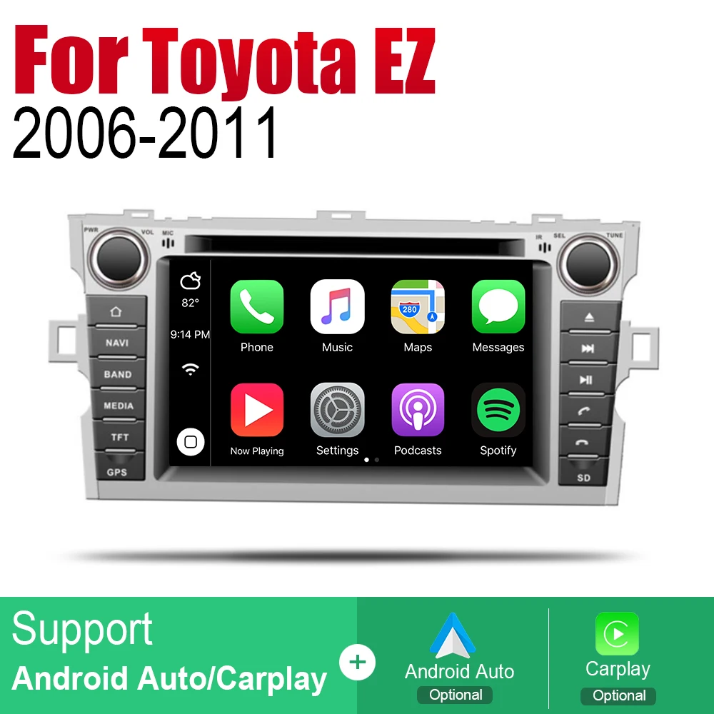 ZaiXi Android автомобильный Радио Стерео gps навигация для Toyota EZ 2006~ 2011 Bluetooth wifi 2din автомобильный Радио стерео Мультимедиа Плеер