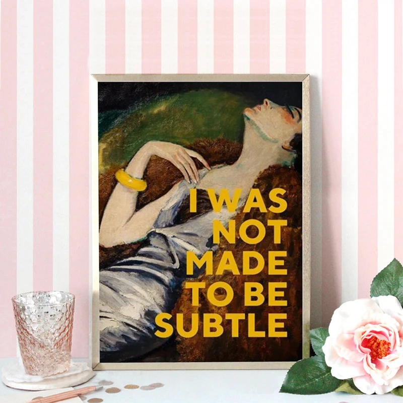 Феминистская художественная цитата, настенная Картина на холсте, картина, карнавальный постер и печать, феминистские подарки для ее девушек, комнаты, домашний декор Феминистская художественная цитата, настенная Картина на холсте, картина, карнавальный постер и печать, феминистские подарки для ее девушек, комнаты, домашний декор