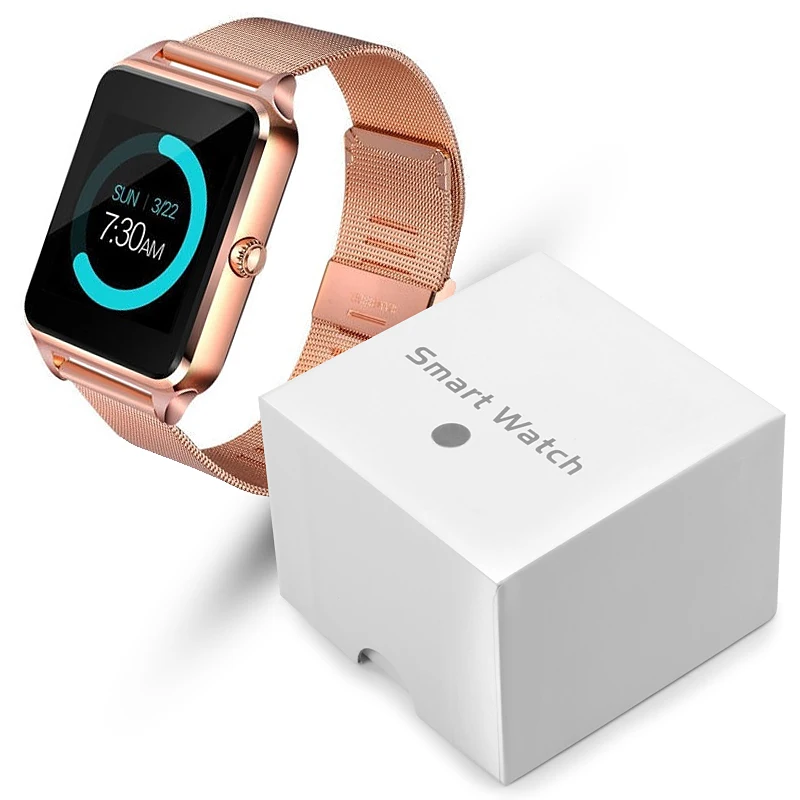 Billige Smart Touch Screen Z60 Bluetooth Sport Musik Anruf Kamera Smart Uhr Männer Multi sprache Smartwatch Uhr Montre intelligente