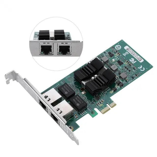 Intel Pro/1000 Dual PORT GIGABIT ETHERNET PCIe NIC Card EXPI9402PT ...