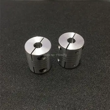 

5pcs BR 5x6.35mm D25 L30 5mm to 6.35mm Flexible Clamp Coupling CNC Stepper Motor Shaft Coupler Connector