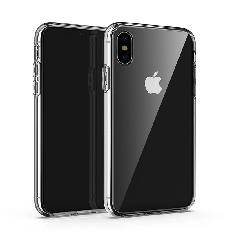 Мягкий чехол для телефона iPhone X XS XR XMax 7 8 6S прозрачные силиконовые чехлы из ТПУ