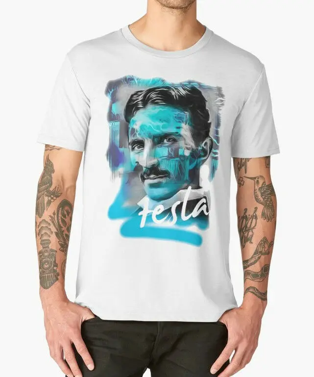 Мужская футболка с капюшоном nikola tesla | одежда