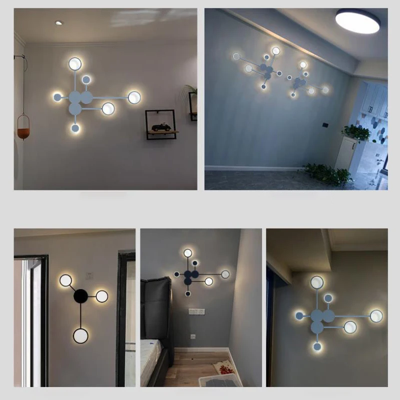 Severská moderní zeď lampa LED minimalistické zeď lamp pro žití pokoj ložnice, schodiště lampa, u postele zeď světel pro domácí dekorace