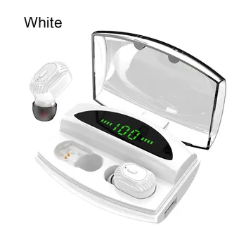 

XG20 Mini Waterproof Wireless Sports Bluetooth Earphone LED Display Large Capacity TWS Earphone Lifetime Bluetooth Headset