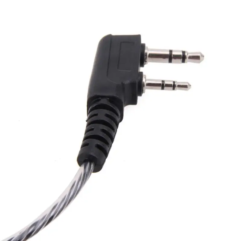 2 Pin K Тип наушник гарнитура с PTT Микрофон для BAOFENG рация