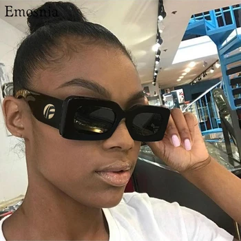 

2020 New Fashion Square Sunglasses Women Vintage Brand Designer Retro Rectangle Small Sun Glasses Female UV400 Black Men Shades