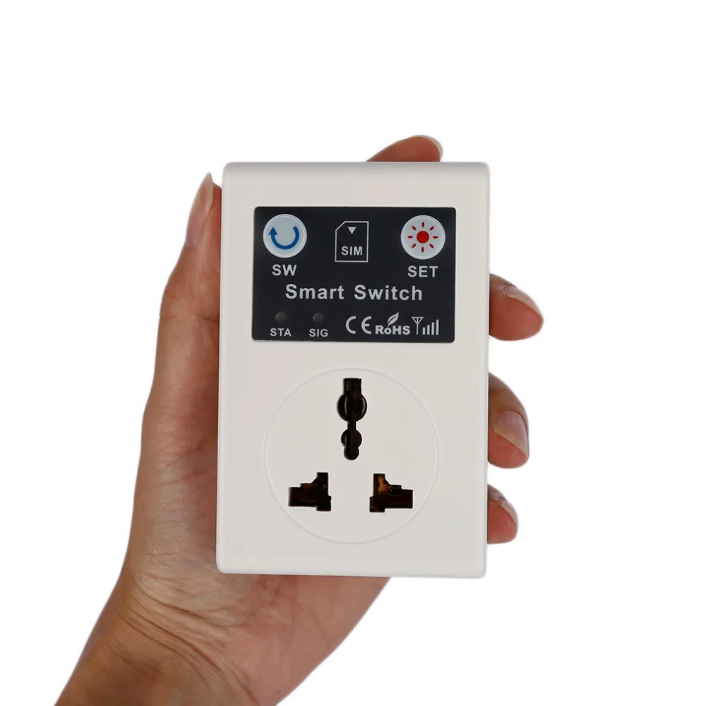 Gsm розетка с выключателем питания на основе sim-карты Sms вызов дистанционное управление для умный дом автоматизация для дома бытовой техники