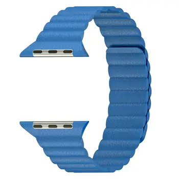 

Leather Loop Band for Apple Watch 40mm 38mm 42mm 44mm Strap for iwatch 5 4 3 2 1 Wrist Bracelet Magnetic Clasp Watchband