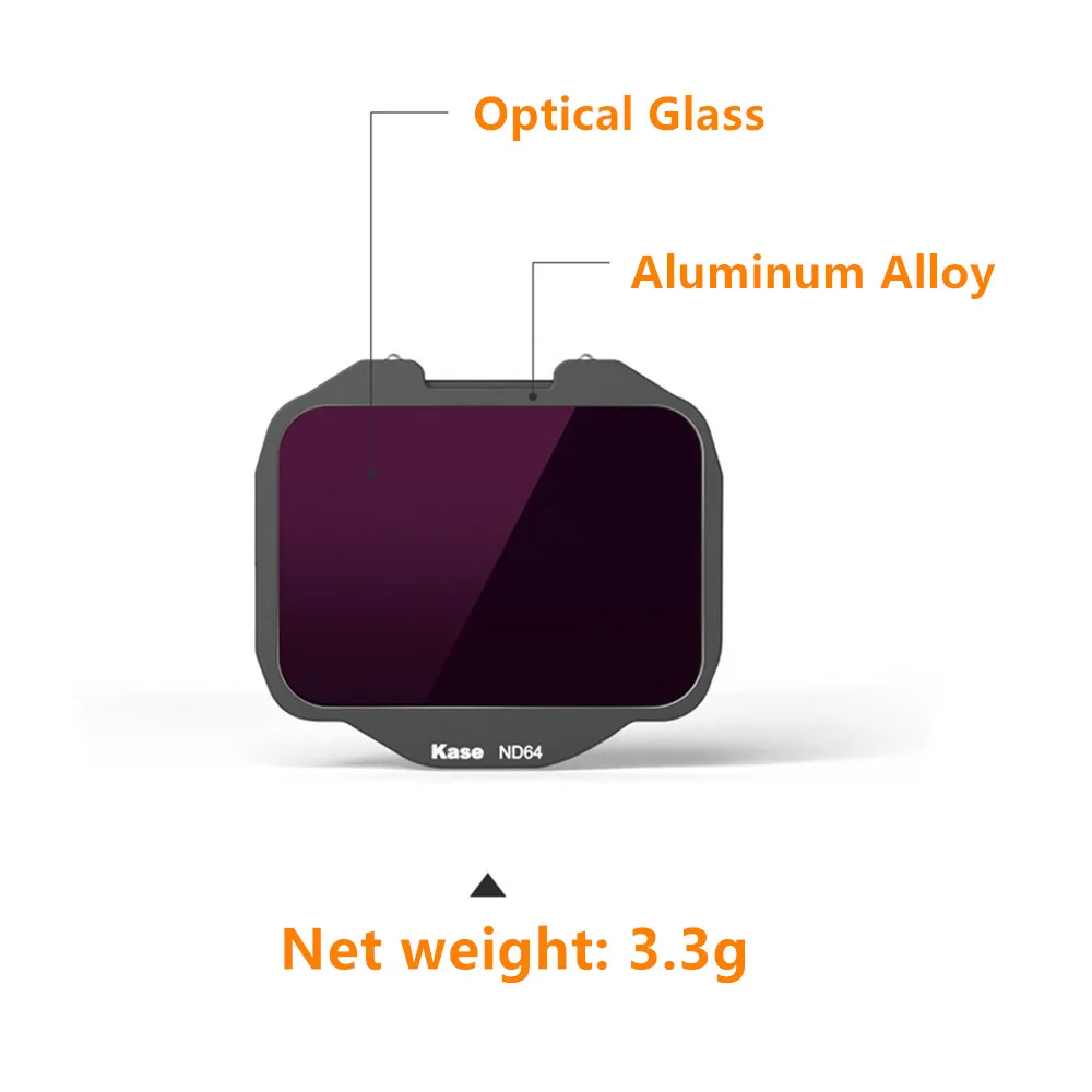 Clip-in CMOS Lens Filter MC UV ND8 ND16 ND32 ND64 ND1000 Night Filter for Sony A7R II III IV A7S II A7II III A9 Camera Clip in 4