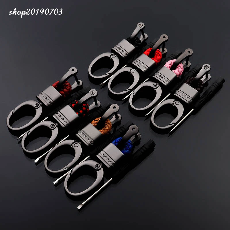

2019 Fishon Car Key Holder Key Rings Key Chain Horseshoe Buckle Keychain Car Keyring Auto Accessories For Audi BMW Benz Mazda